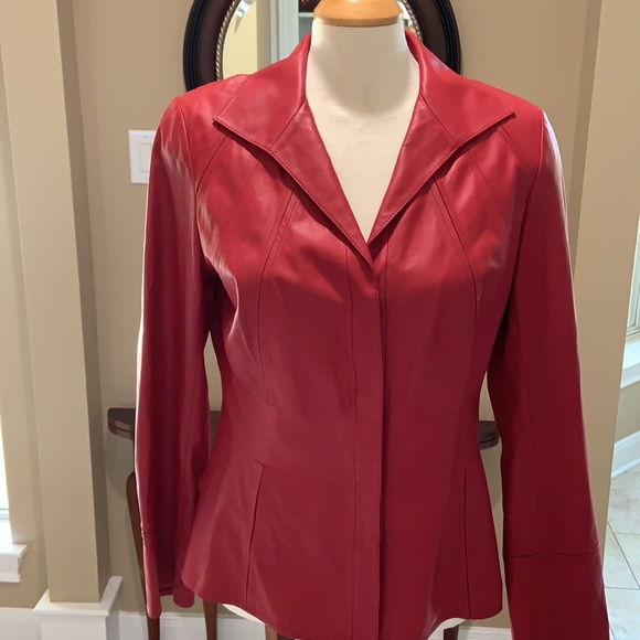 Lafayette 148 NY Lambskin Leather Jacket - Picture 2 of 16